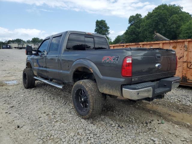 1FT8W3BT4GEB14641 - 2016 FORD F350 SUPER DUTY GRAY photo 2