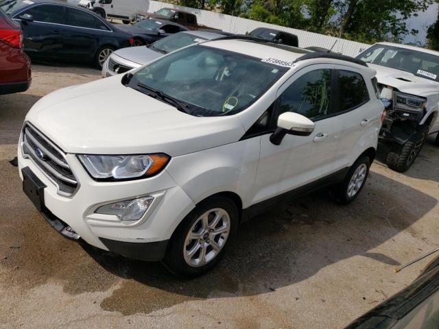 MAJ3P1TE0JC207578 - 2018 FORD ECOSPORT SE WHITE photo 1