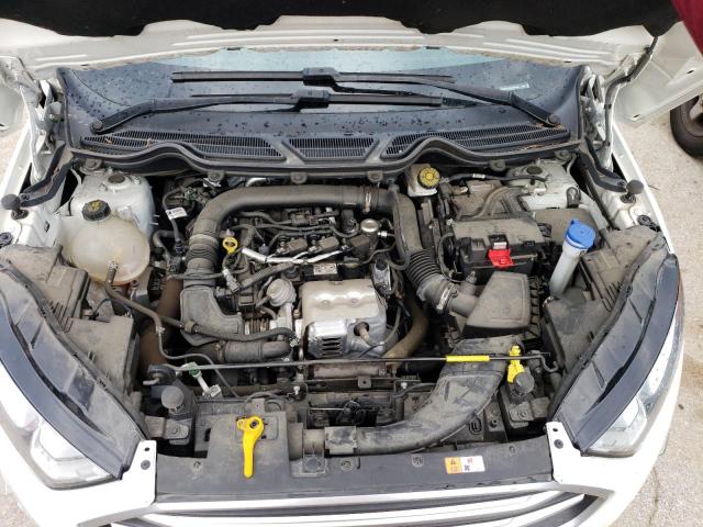 MAJ3P1TE0JC207578 - 2018 FORD ECOSPORT SE WHITE photo 12