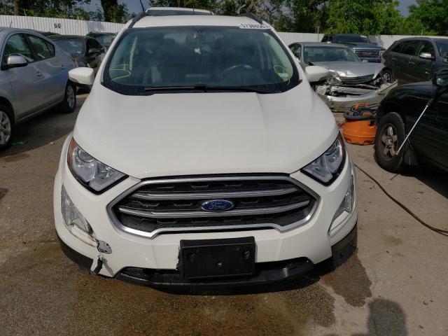 MAJ3P1TE0JC207578 - 2018 FORD ECOSPORT SE WHITE photo 5