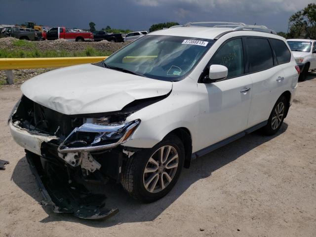 5N1AR2MM2FC708708 - 2015 NISSAN PATHFINDER S WHITE photo 1