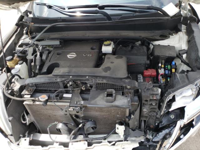 5N1AR2MM2FC708708 - 2015 NISSAN PATHFINDER S WHITE photo 12