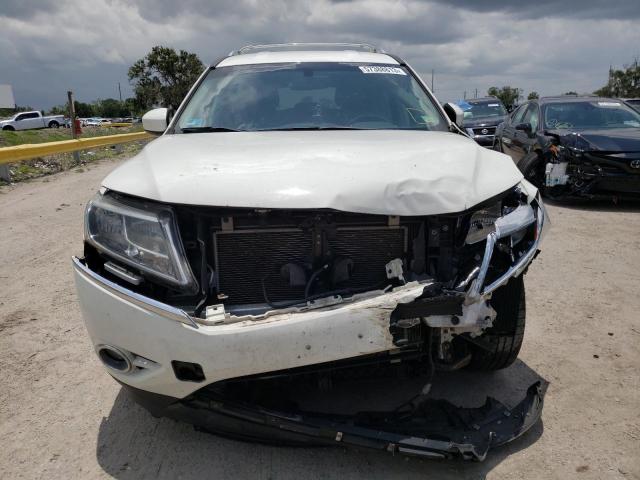 5N1AR2MM2FC708708 - 2015 NISSAN PATHFINDER S WHITE photo 5