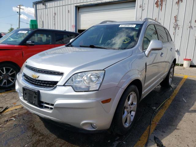 3GNAL4EK5DS625321 - 2013 CHEVROLET CAPTIVA LTZ SILVER photo 2