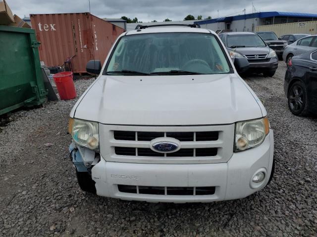 1FMCU49359KB25532 - 2009 FORD ESCAPE HYBRID WHITE photo 5