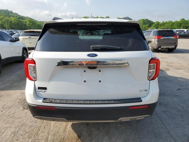 1FMSK8DHXLGA60182 - 2020 FORD EXPLORER XLT თეთრი ფოტო 6
