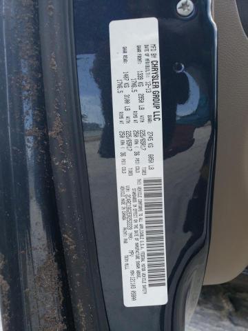 2C4RC1BG2ER252229 - 2014 CHRYSLER TOWN & COU TOURING შავი ფოტო 13