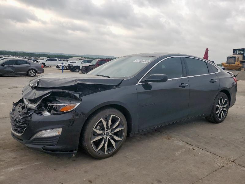 1G1ZG5ST1MF037027 - 2021 CHEVROLET MALIBU RS BLACK photo 1