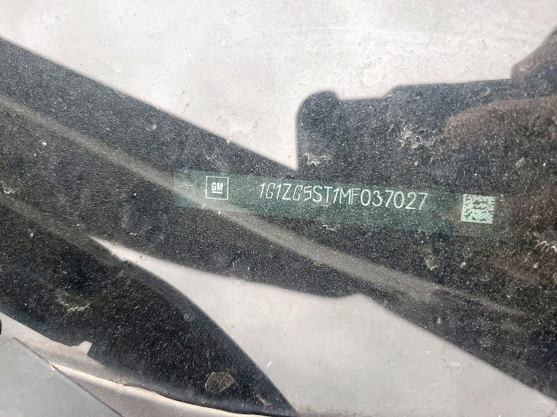 1G1ZG5ST1MF037027 - 2021 CHEVROLET MALIBU RS BLACK photo 12