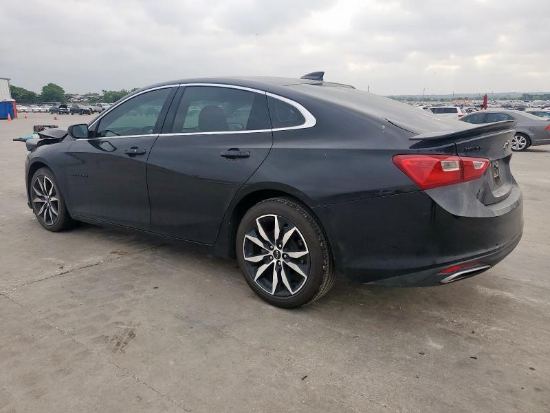 1G1ZG5ST1MF037027 - 2021 CHEVROLET MALIBU RS BLACK photo 2