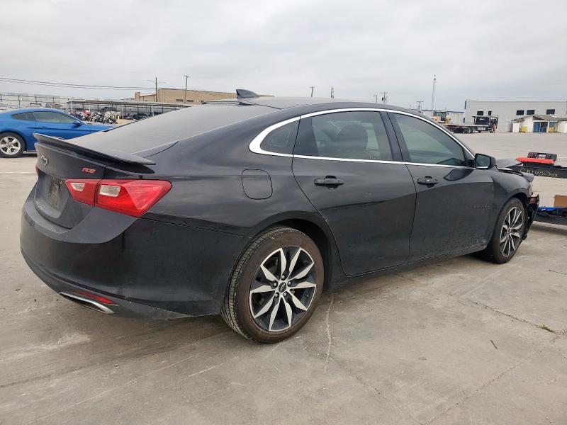 1G1ZG5ST1MF037027 - 2021 CHEVROLET MALIBU RS BLACK photo 3