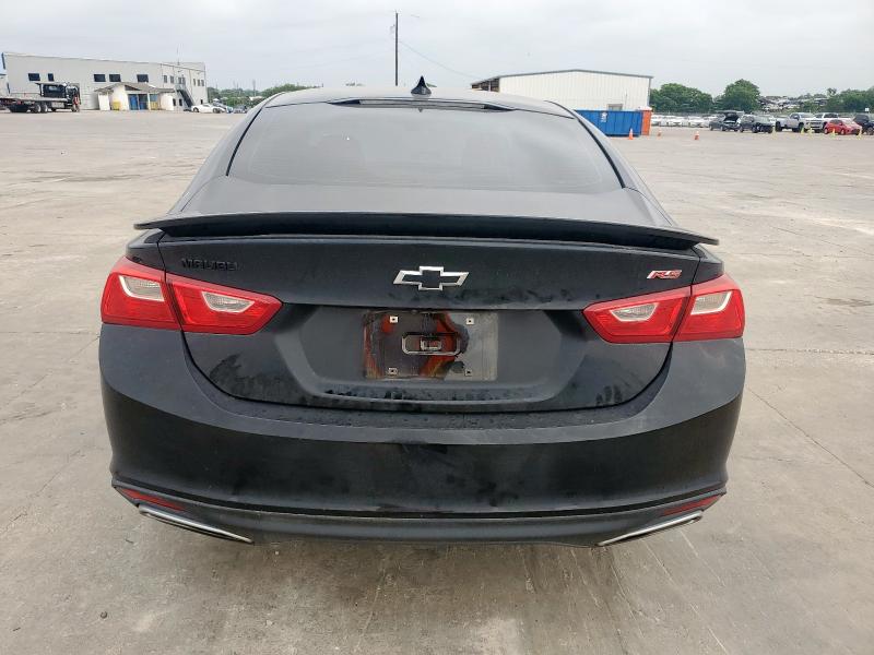 1G1ZG5ST1MF037027 - 2021 CHEVROLET MALIBU RS BLACK photo 6
