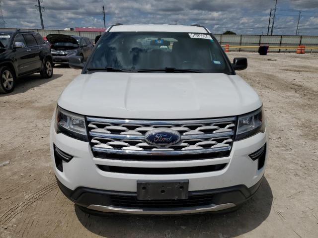 1FM5K7D80KGB06494 - 2019 FORD EXPLORER XLT WHITE photo 5