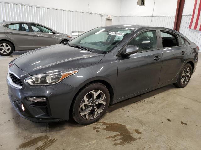 3KPF24AD7ME346038 - 2021 KIA FORTE FE GRAY photo 1