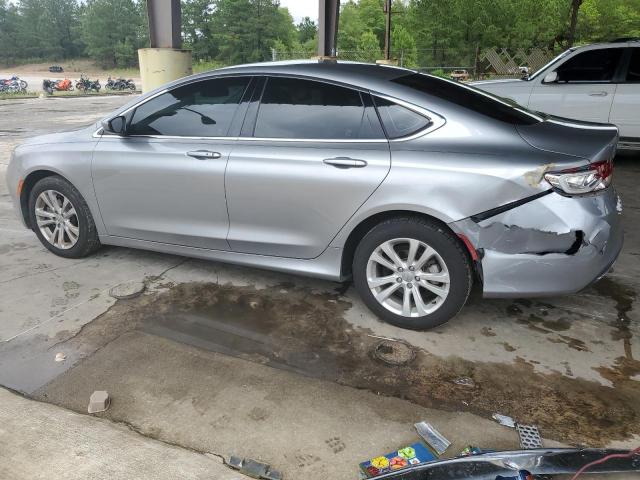 1C3CCCAB4FN698103 - 2015 CHRYSLER 200 LIMITED SILVER photo 2