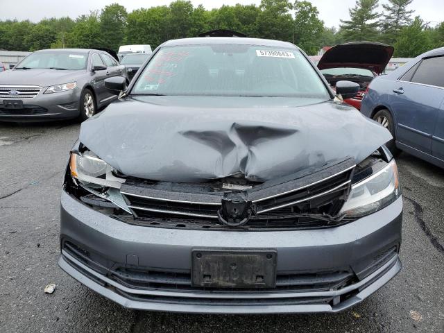 3VW2K7AJ5FM294145 - 2015 VOLKSWAGEN JETTA BASE 灰色 照片 5