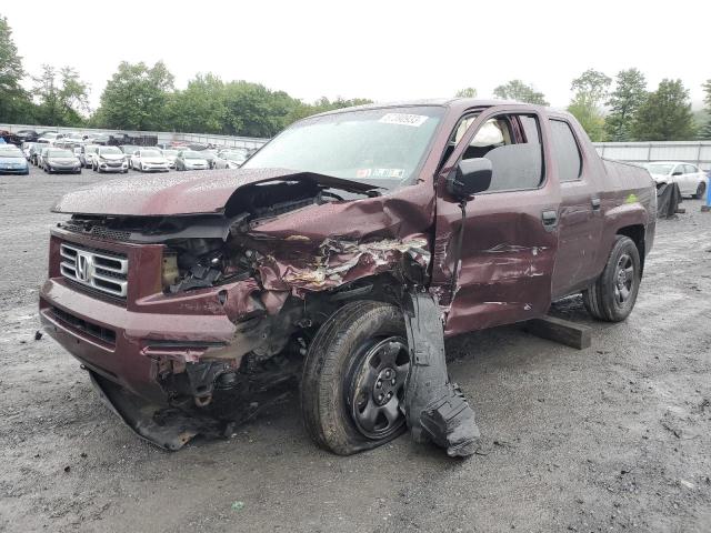 2HJYK16217H532323 - 2007 HONDA RIDGELINE RT BURGUNDY photo 1