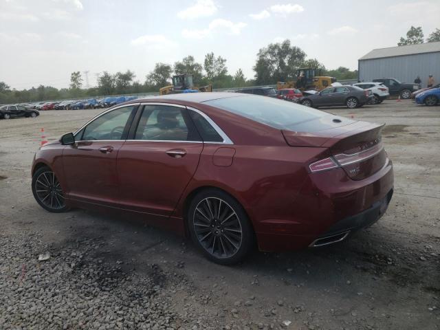 3LN6L2PU5GR631631 - 2016 LINCOLN MKZ HYBRID BLACK LABEL MAROON photo 2