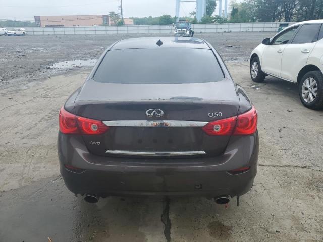 JN1BV7AR9FM415564 - 2015 INFINITI Q50 BASE 棕色 照片 6