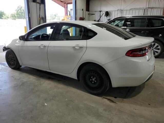 1C3CDFAA3GD504514 - 2016 DODGE DART SE WHITE photo 2