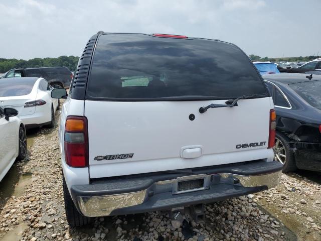 1GNEC13Z82R164616 - 2002 CHEVROLET TAHOE C1500 WHITE photo 6