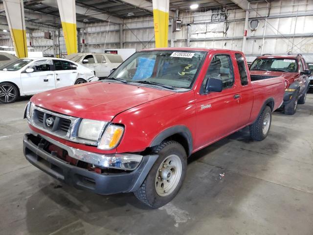 1N6DD26S7YC435633 - 2000 NISSAN FRONTIER KING CAB XE RED photo 1