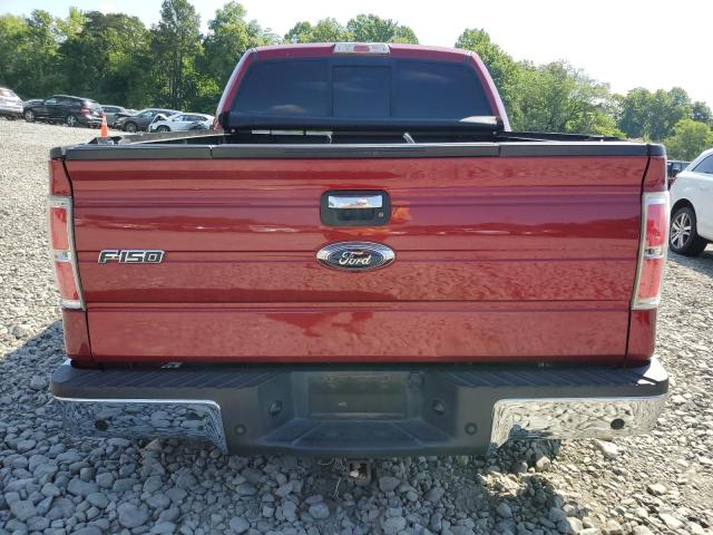 1FTFW1ET0DFD52127 - 2013 FORD F150 SUPERCREW RED photo 6