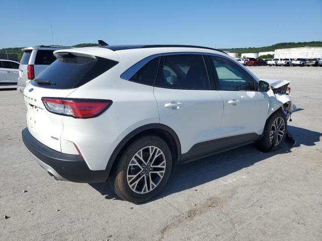1FMCU9H60NUB72099 - 2022 FORD ESCAPE SEL WHITE photo 3