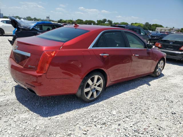 1G6AY5SXXE0157954 - 2014 CADILLAC CTS PERFORMANCE COLLECTION Бордовый фото 3