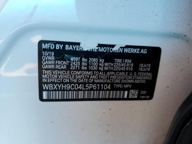 WBXYH9C04L5P61104 - 2020 BMW X2 SDRIVE28I Ağ foto 13