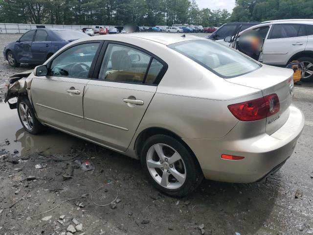 JM1BK32F561529775 - 2006 MAZDA 3 I BEIGE photo 2
