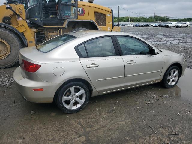 JM1BK32F561529775 - 2006 MAZDA 3 I BEIGE photo 3