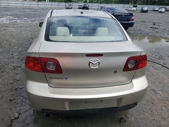 JM1BK32F561529775 - 2006 MAZDA 3 I BEIGE photo 6