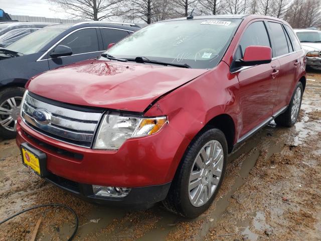 2FMDK39C48BB12560 - 2008 FORD EDGE LIMITED RED photo 2
