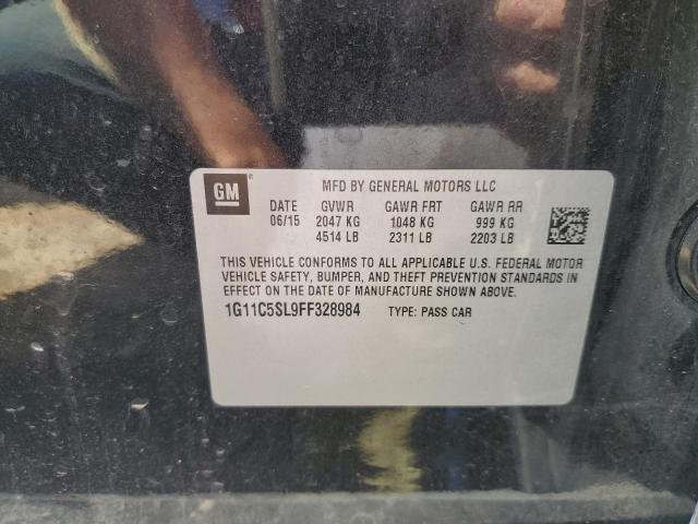 1G11C5SL9FF328984 - 2015 CHEVROLET MALIBU 1LT 黑色 照片 13