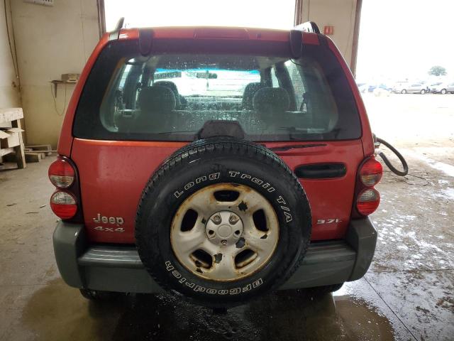 1J4GL48K86W103864 - 2006 JEEP LIBERTY SPORT RED photo 6