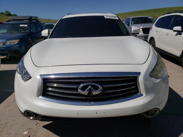 JN8CS1MWXDM171773 - 2013 INFINITI FX37 WHITE photo 5