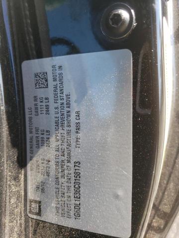 1G6DL1E36C0158173 - 2012 CADILLAC CTS PERFORMANCE COLLECTION BLACK photo 12