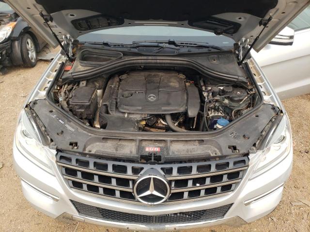 4JGDA5HB0CA012029 - 2012 MERCEDES-BENZ ML 350 4MATIC SILVER photo 11