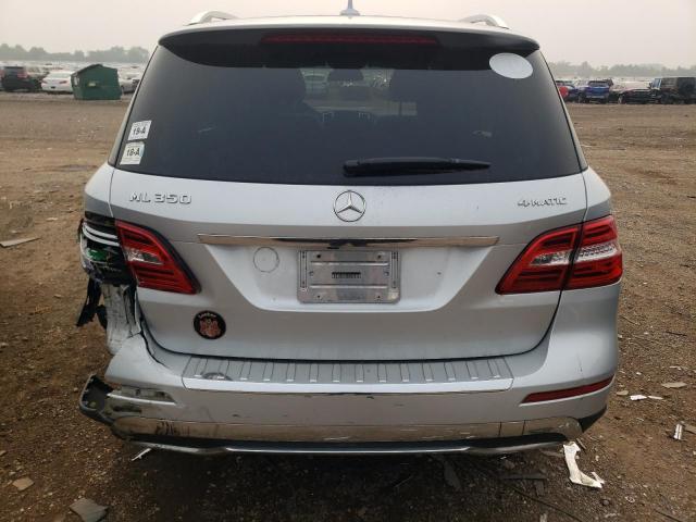 4JGDA5HB0CA012029 - 2012 MERCEDES-BENZ ML 350 4MATIC SILVER photo 6