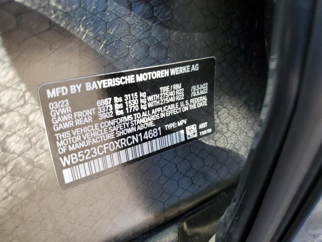 WB523CF0XRCN14681 - 2024 BMW IX XDRIVE50 BLACK photo 13