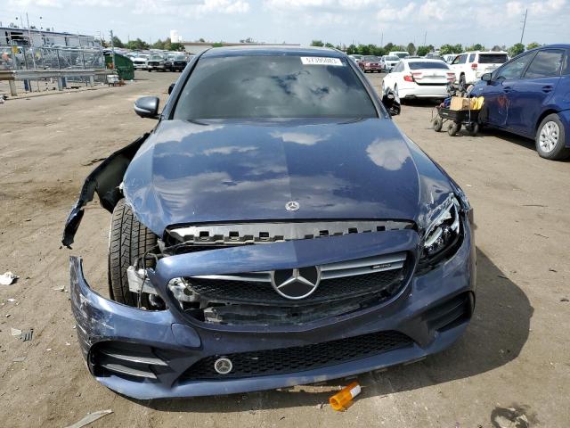 WDDWF6EB3LR557268 - 2020 MERCEDES-BENZ C 43 AMG BLUE photo 5