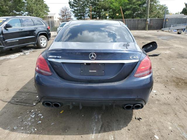 WDDWF6EB3LR557268 - 2020 MERCEDES-BENZ C 43 AMG BLUE photo 6