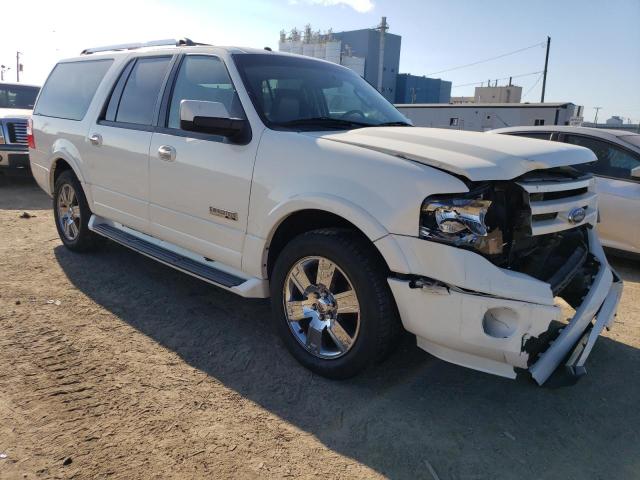 1FMFK20537LA14409 - 2007 FORD EXPEDITION EL LIMITED WHITE photo 4