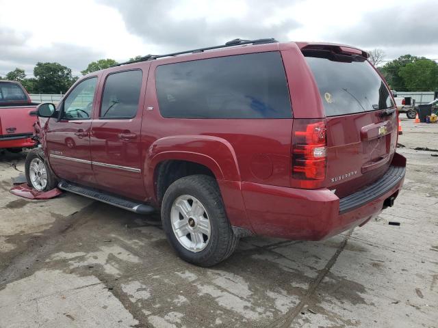 1GNUKJE38AR253351 - 2010 CHEVROLET SUBURBAN K1500 LT RED photo 2