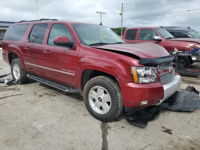 1GNUKJE38AR253351 - 2010 CHEVROLET SUBURBAN K1500 LT RED photo 4