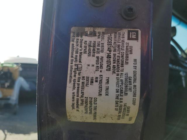 1GCES14P14B107470 - 2004 CHEVROLET SSR 紫色 照片 12