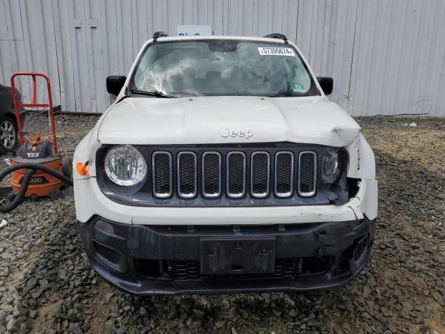 ZACCJBAT0GPE02457 - 2016 JEEP RENEGADE SPORT WHITE photo 5