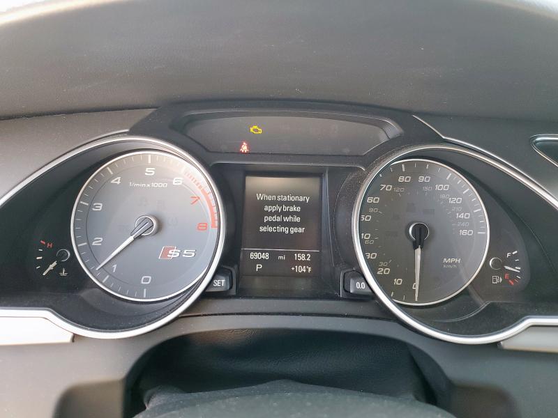 WAUCGAFH4EN011327 - 2014 AUDI S5 PREMIUM PLUS GRAY photo 9