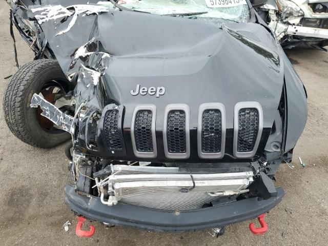 1C4PJMBX1JD528718 - 2018 JEEP CHEROKEE TRAILHAWK BLACK photo 11